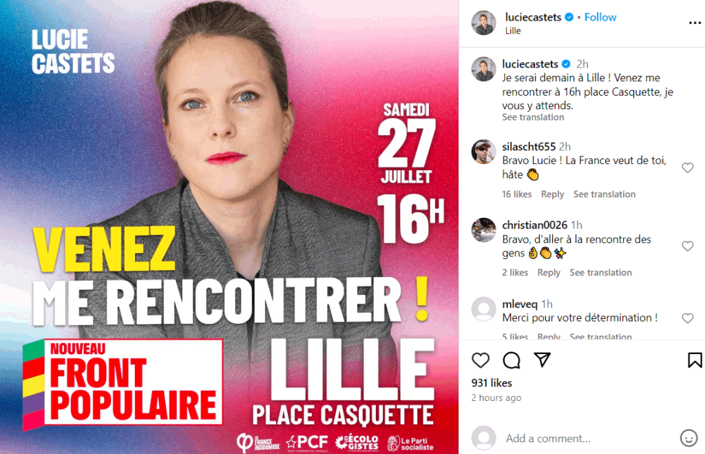 Lucie Castets Wikipedia