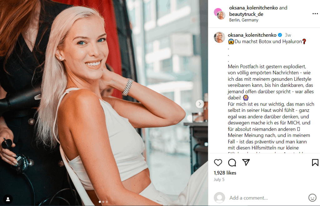 Oksana Kolenitchenko Vermögen Oksana Kolenitchenko Vermögen