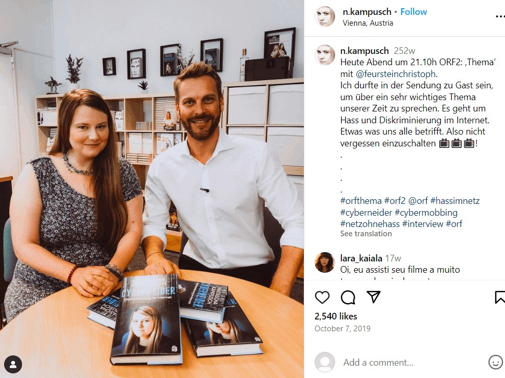 Natascha Kampusch Ehemann Natascha Kampusch Ehemann