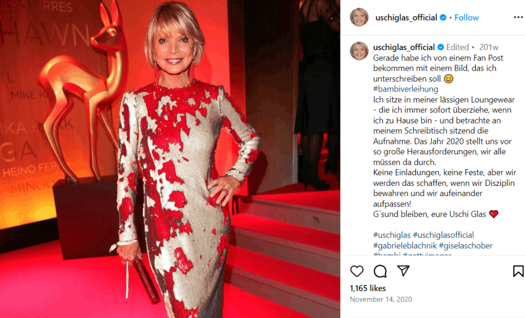 Uschi Glas Alter