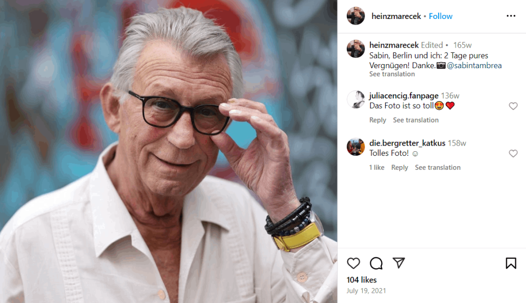 Woran Ist Heinz Marecek Erkrankt Woran Ist Heinz Marecek Erkrankt