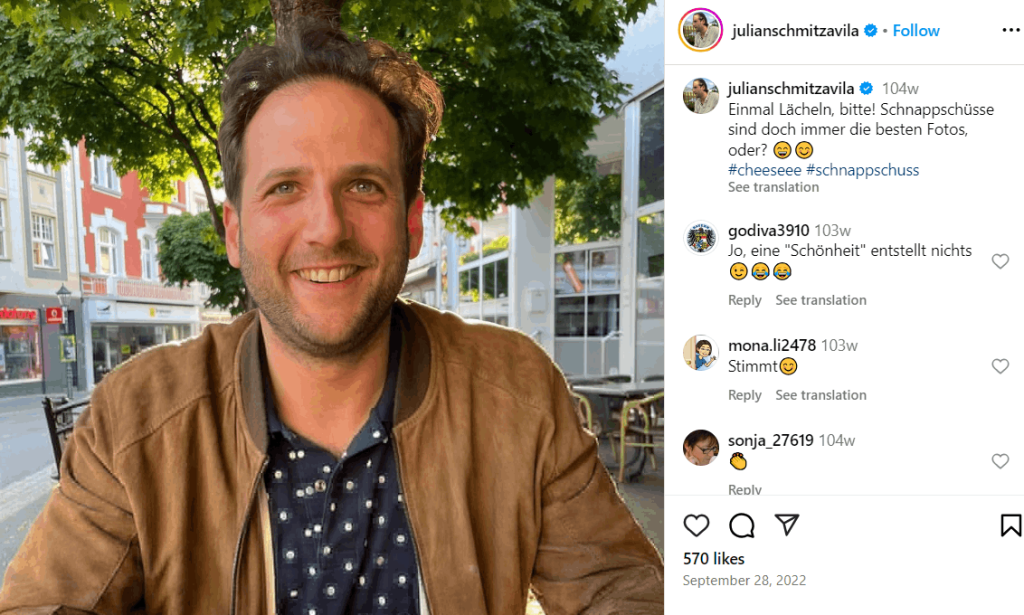 Julian Schmitz Avila Krankheit
