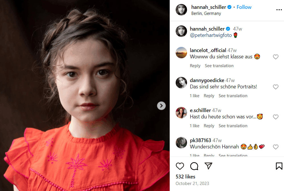 Hannah Schiller Eltern