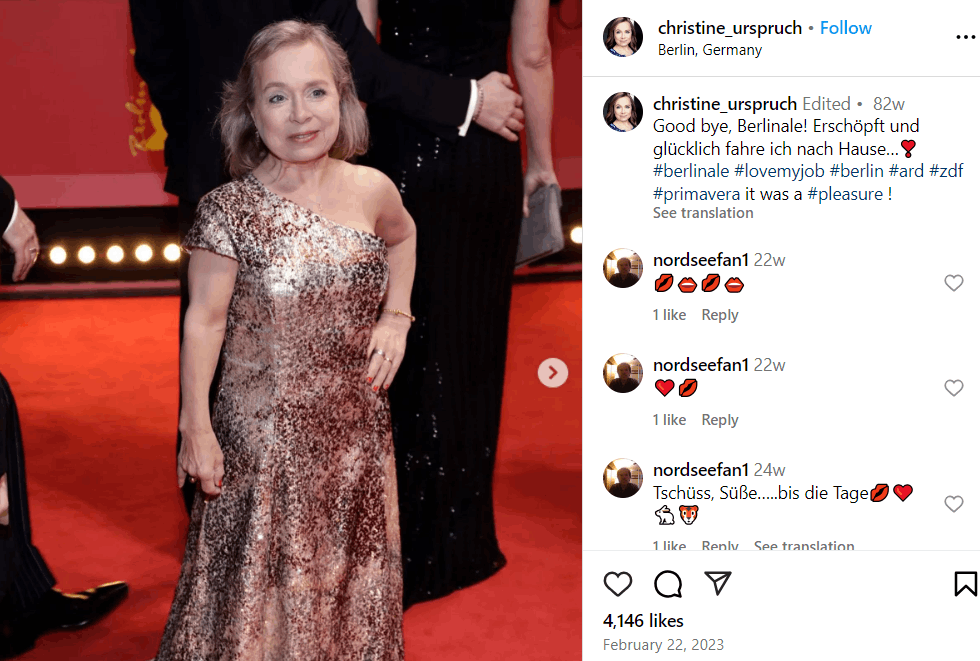 Christine Urspruch Krankheit