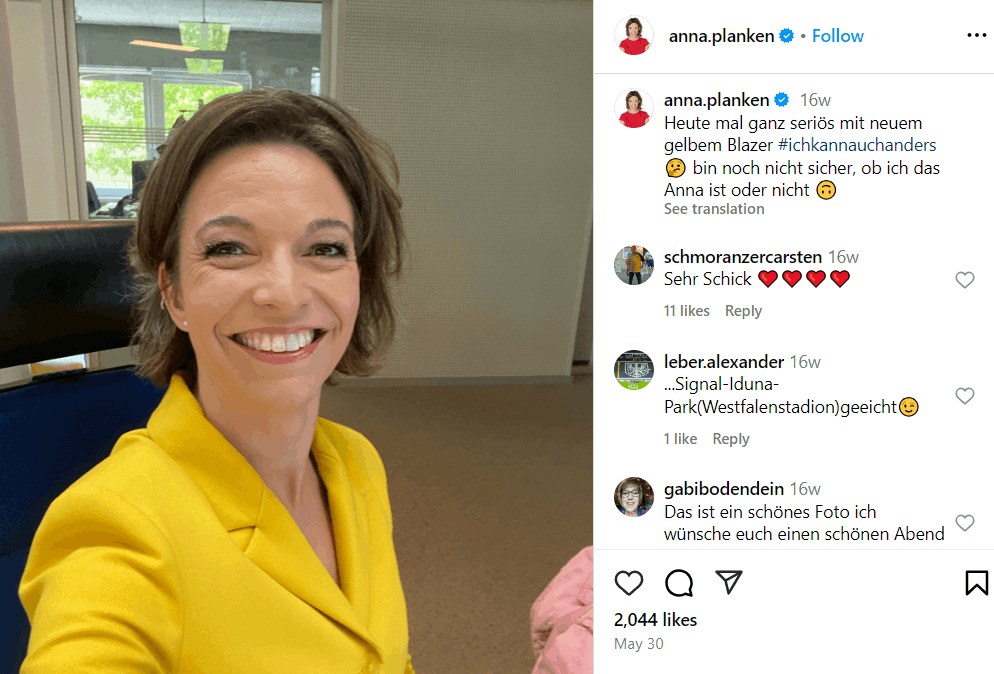 Anna Planken Lebenspartnerin