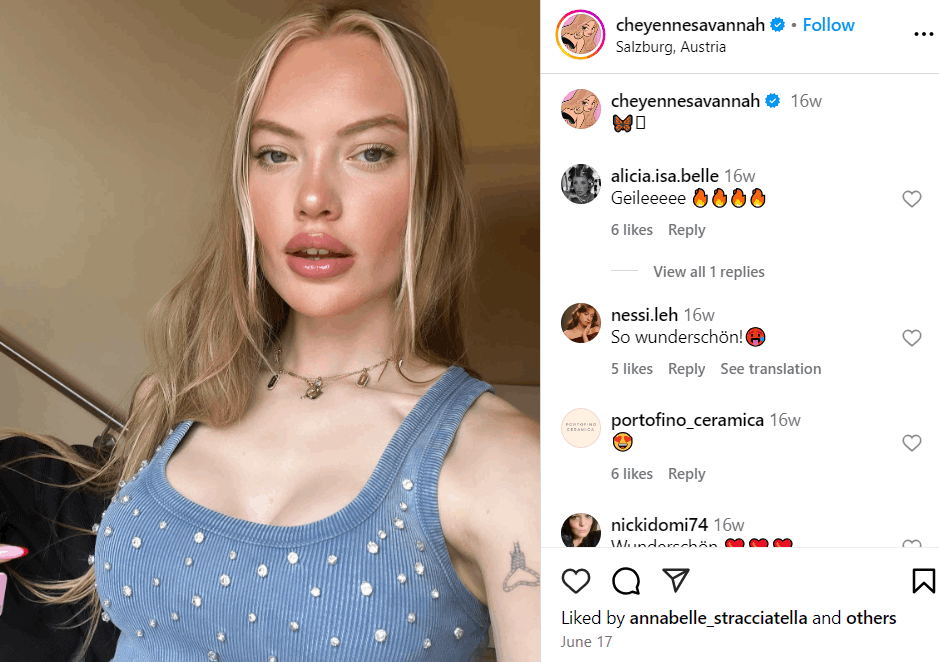 Cheyenne Ochsenknecht Vermögen