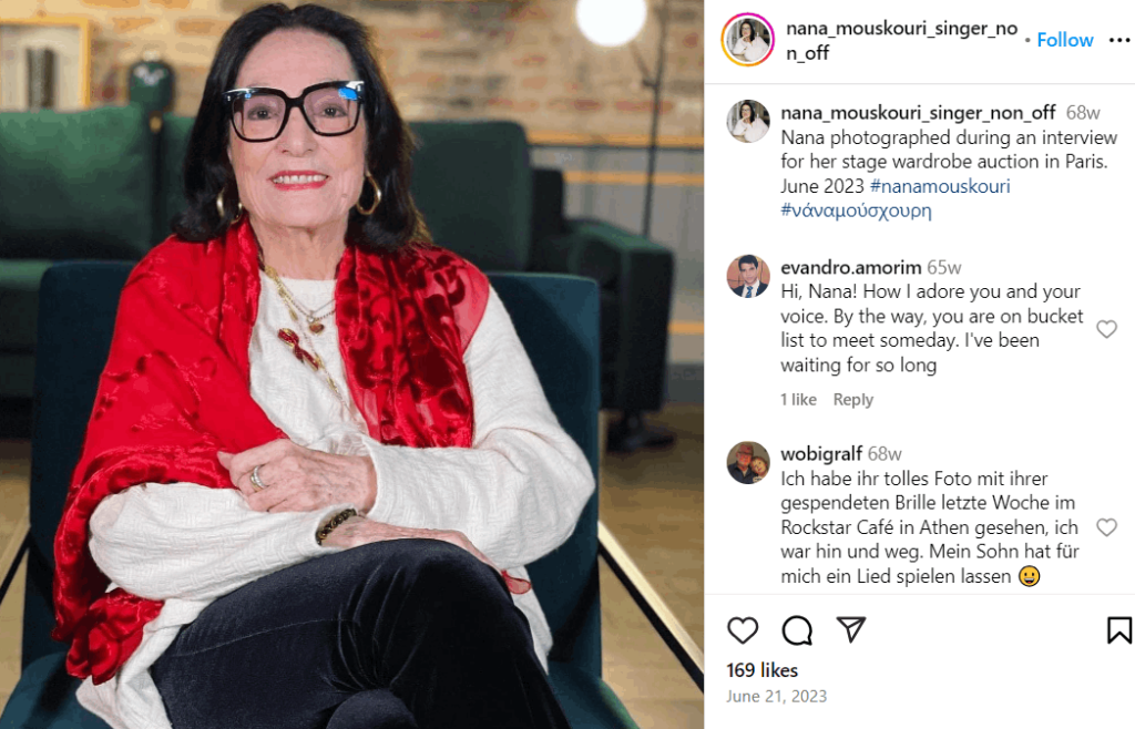 Nana Mouskouri Vermögen