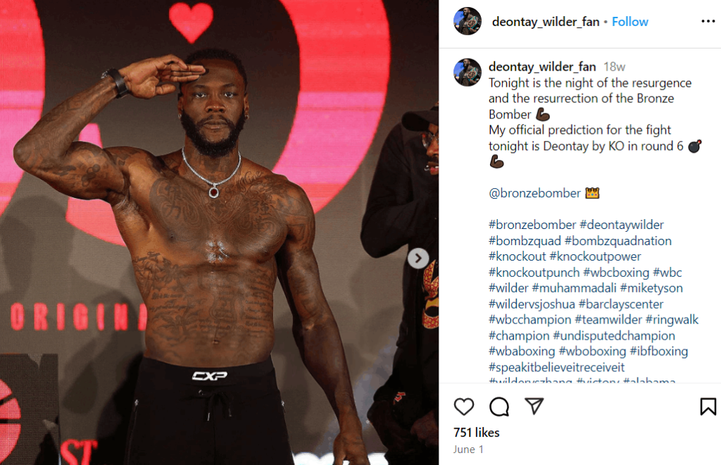 Deontay Wilder Vermögen